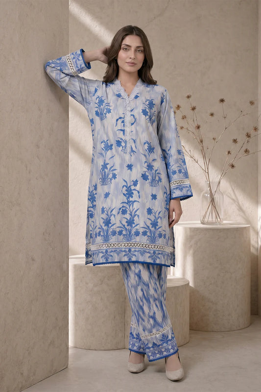 Silver Fern - Sahar Neutral Edit 2 Pc Printed Unstitched