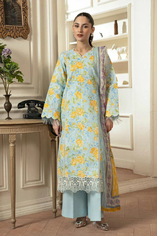 Rajbari - Raha Premium Printkari Vol 2 - Design 10 - Unstitched