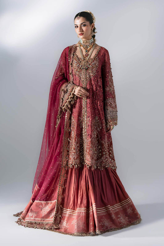 3 Piece Unstitched Embroidered Organza Suit MARIA B MBROIDERED | D-8