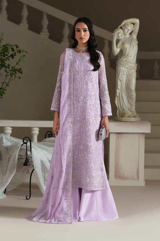 Modern Heirloom by Emaan Adeel Unstitched Embroidered Chiffon 3 Piece Suit | EMMELINE