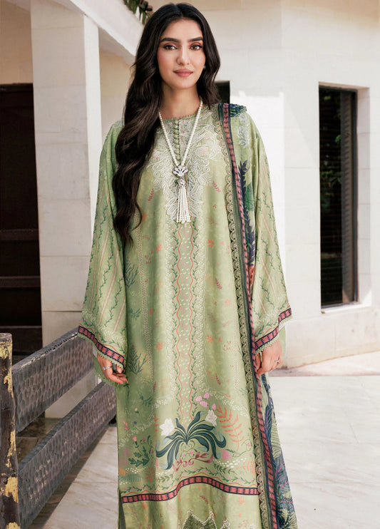 Zync by Florent Embroidered Viscose Suits Unstitched 3 Piece FL25IM FL-3B - Intermix'25
