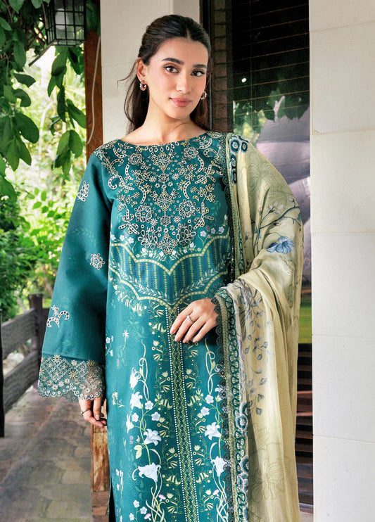 Zync by Florent Embroidered Viscose Suits Unstitched 3 Piece FL25IM FL-7B - Intermix'25