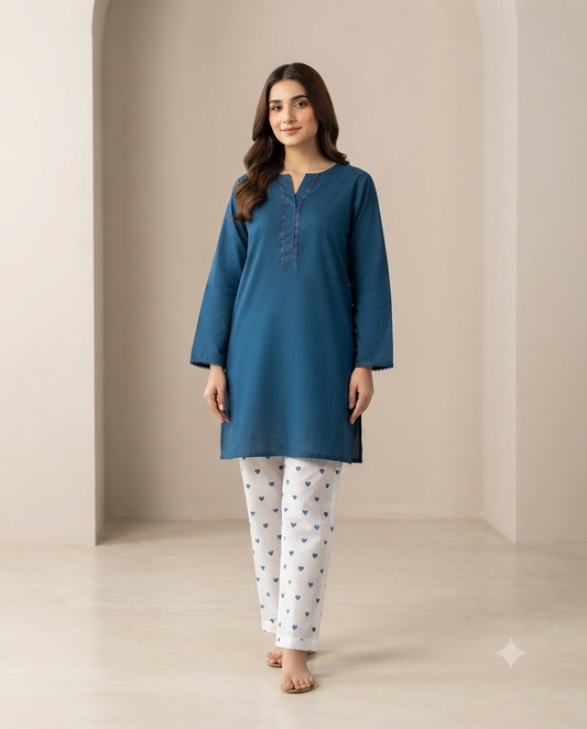 Premium Women's 2 Piece Cotton Stitched Suit β Soft & Comfortable Casual Wear