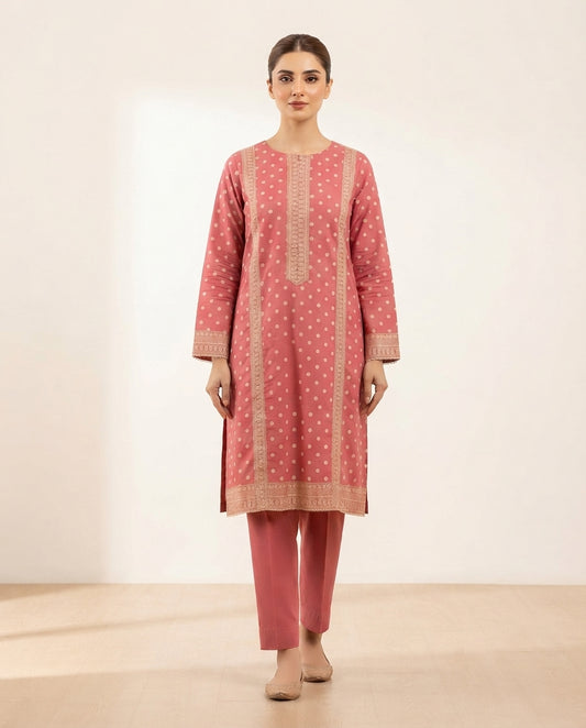 Bin Saeed Printed 2-Piece Khaddar Suit - K-04