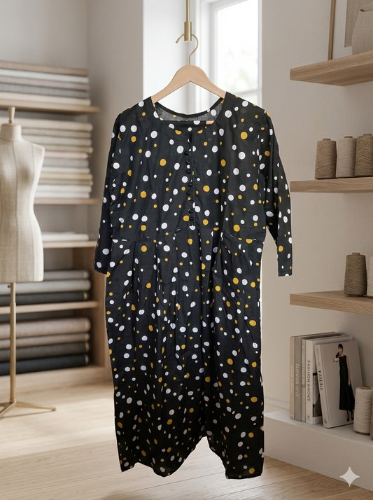 Printed Allover 2-Piece Lawn Frock