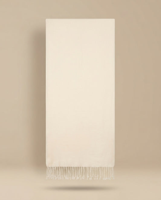 Premium Solid Plain Lightweight Wool Shawl | Cozy Winter & Everyday Wrap