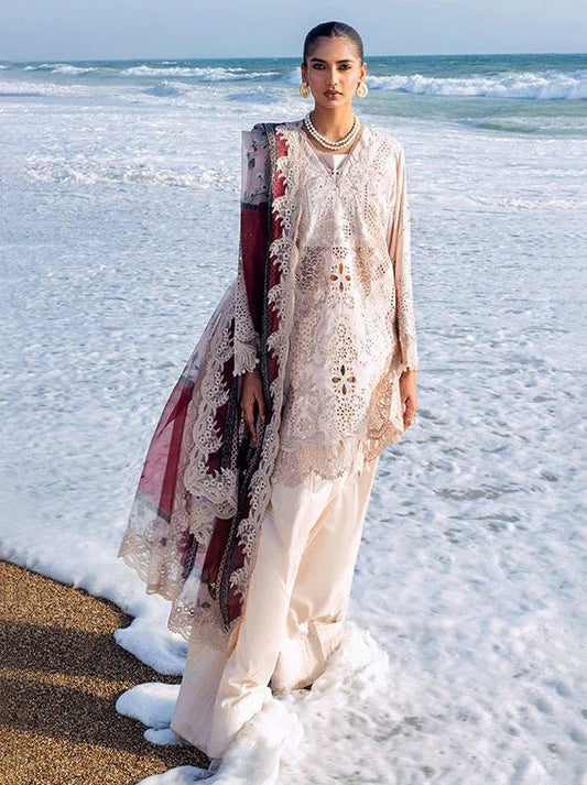 A-206 - LOST IN WAVES by Afsanah Lawn Collection 2026