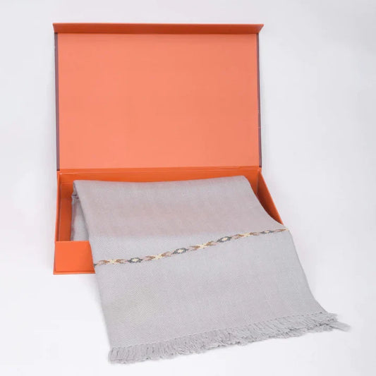 Dynasty Premium Mens Pure Wool Lux Woolen Shawl