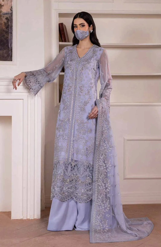 Parisa Safeera by Flossie Luxury Chiffon Unstitched Collection'26 | PA-06