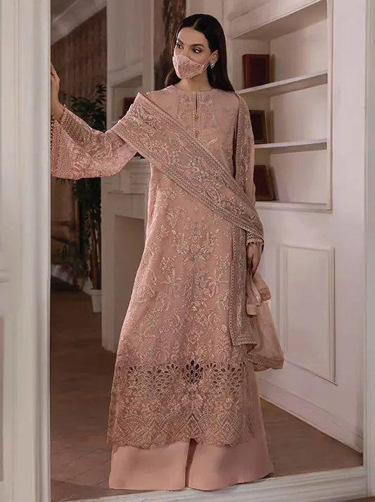 Parisa Safeera by Flossie Luxury Chiffon Unstitched Collection'26 | PA-08