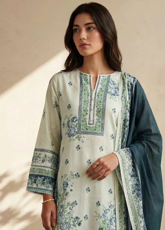 Zellbury Women Ready to Wear Printed Lawn 3 Piece Suit | ZB26RLC WPS2632699