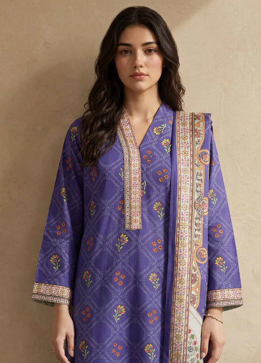 Zellbury Women Ready to Wear Printed Lawn 3 Piece Suit | ZB26RLC WPS2632440