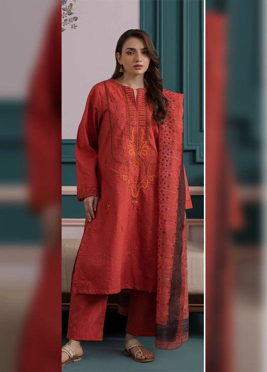 Zellbury Ready to Wear Kurta Dupatta Trouser - 3157 | S,M,L