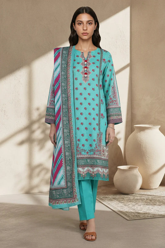 Zellbury Ready to Wear Kurta Dupatta Trouser - 2877 | S,M,L