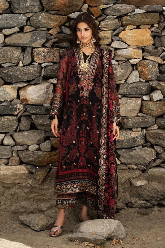 CHARIZMA Unstitched Embroidered Chiffon Collection VSLW6-16