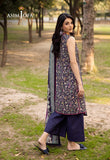 AJUBJ-30 PRINTED LAWN 3 PC - ASIM JOFA
