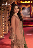 AJLF-12 EMBROIDERED CHIFFON 3 PCS - ASIM JOFA