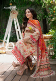 AJUUB-31 PRINTED LAWN 3 PC - ASIM JOFA