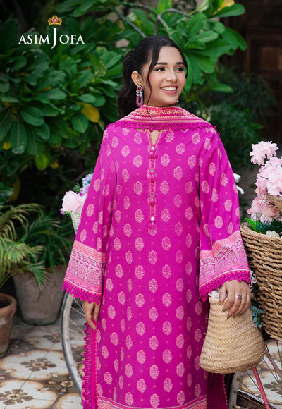 AJUUB-33 PRINTED LAWN 3 PC - ASIM JOFA