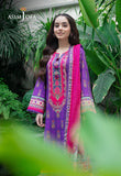 AJUUB-34 PRINTED LAWN 3 PC - ASIM JOFA