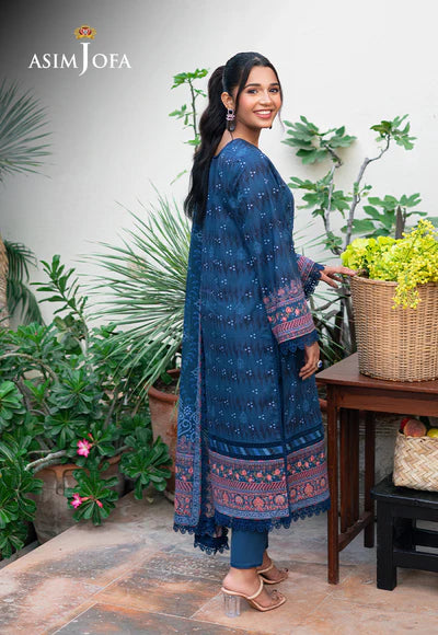 AJUUB-37 PRINTED LAWN 3 PC - ASIM JOFA
