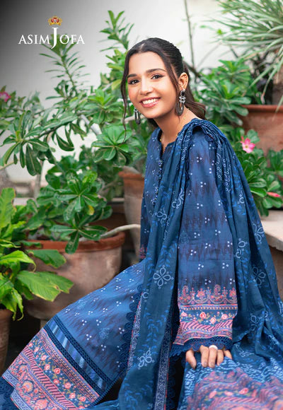 AJUUB-37 PRINTED LAWN 3 PC - ASIM JOFA