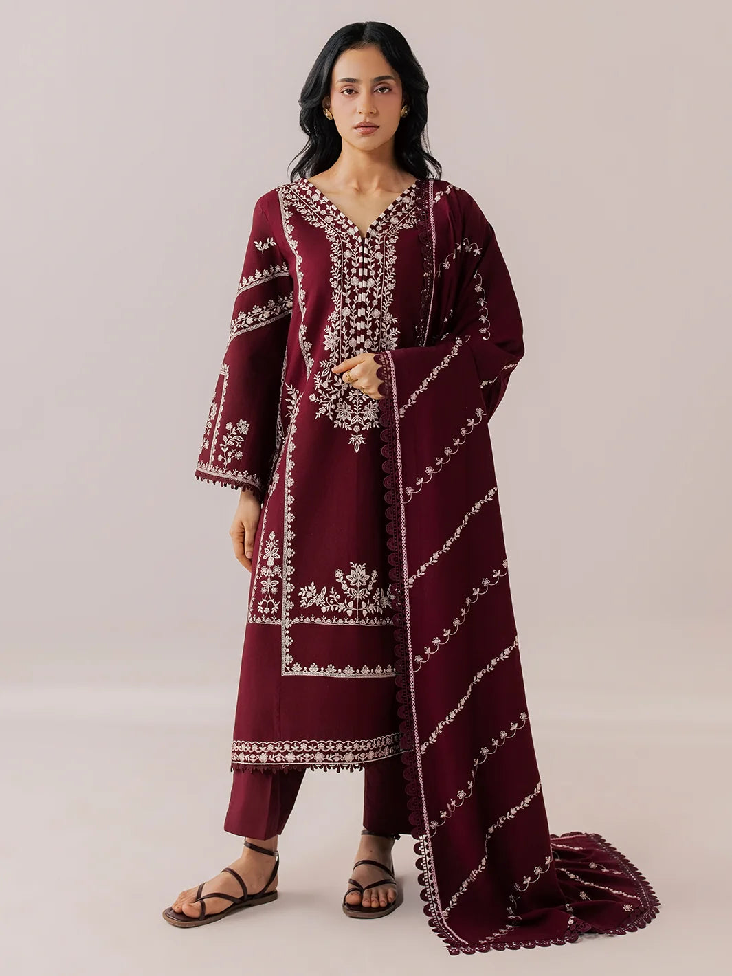 IM-01 | SAGE BY MAHNUR 3PC VISCOSE