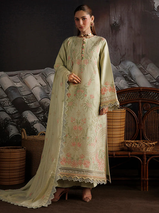 Kaya By Mahnur EMB 3 PC PEACH LEATHER | KA-02