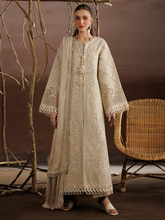 Kaya By Mahnur EMB 3 PC PEACH LEATHER | KA-04