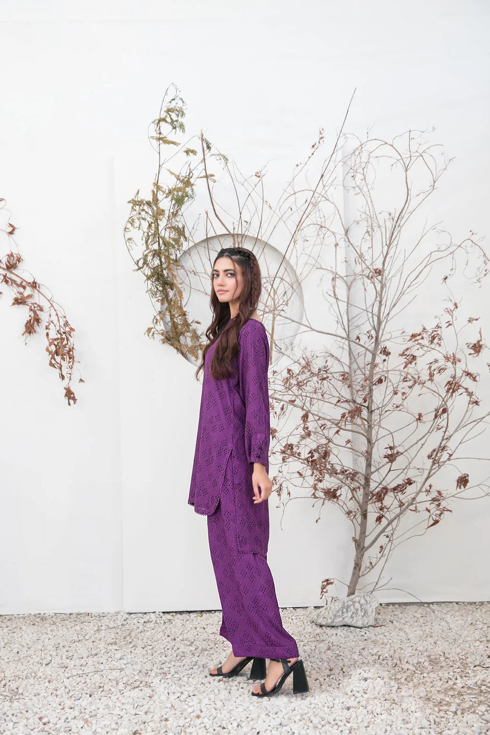 D-2093 | Zula By Tawakkal Stitched Dyed Waffle 2Pc