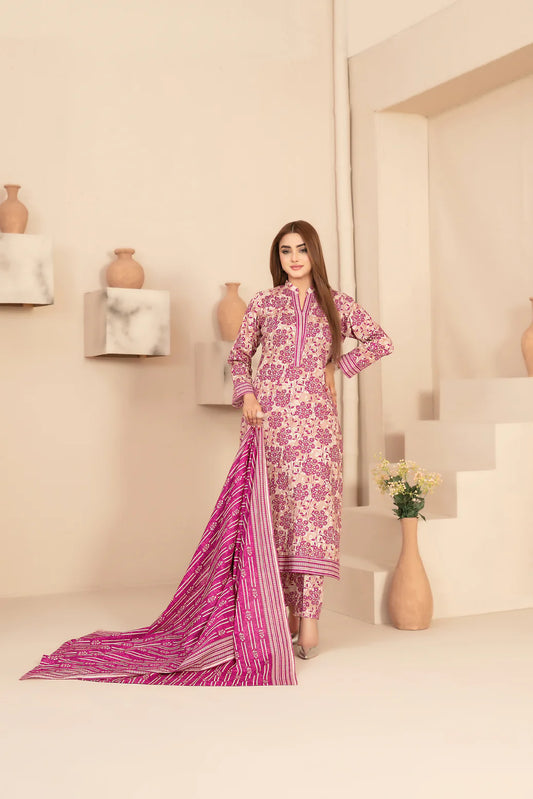 Tawakkal Fabrics Chahat  D-5331 – 3 Piece Stitched Rotary Printed Khaddar Winter