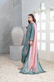 Tawakkal "Muhsina" Staple Linen 3-Piece Suit (D5493) - Light Blue
