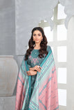Tawakkal "Muhsina" Staple Linen 3-Piece Suit (D5493) - Light Blue