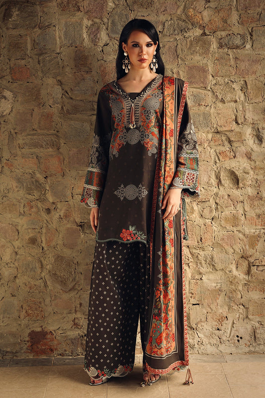 CCW7-15 | Combination By Charizma 3-PC Unstitched Embroidered Linen Collection
