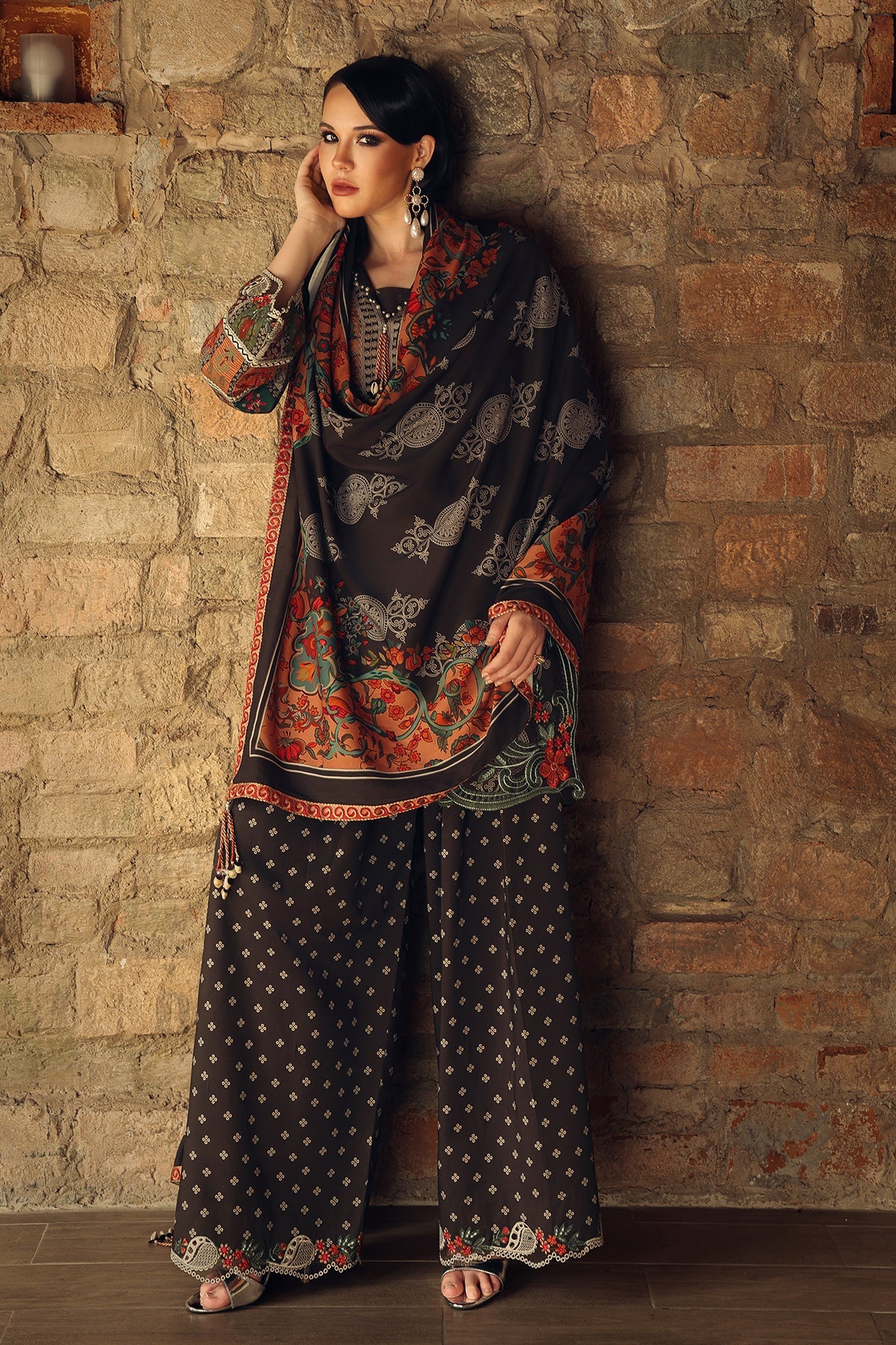 CCW7-15 | Combination By Charizma 3-PC Unstitched Embroidered Linen Collection