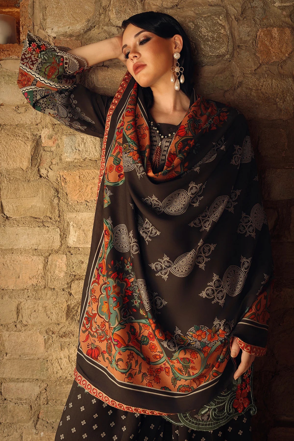 CCW7-15 | Combination By Charizma 3-PC Unstitched Embroidered Linen Collection