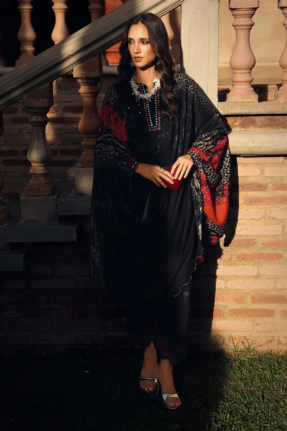 CCW7-16 | Combination By Charizma 3-PC Unstitched Embroidered Linen Collection
