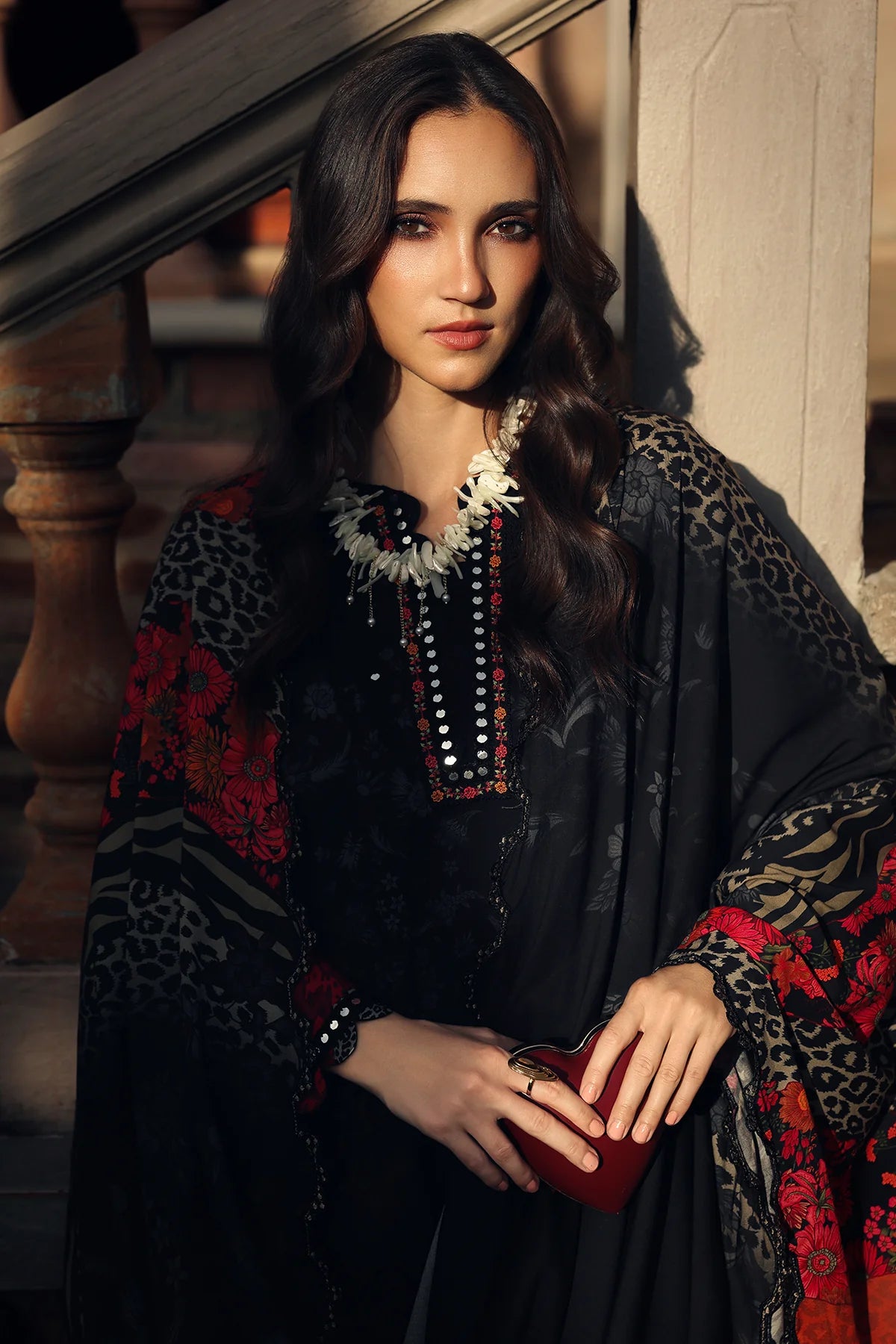 CCW7-16 | Combination By Charizma 3-PC Unstitched Embroidered Linen Collection