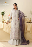 AJULIH-09 | ASIM JOFA Embroidered Net Unstitched 3 Pcs