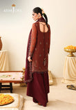 AJULIH-03 | ASIM JOFA Embroidered Net Unstitched 3 Pcs