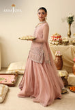 AJULIH-01 | ASIM JOFA Embroidered Net Unstitched 3 Pcs