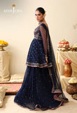 AJULIH-02 | ASIM JOFA Embroidered Net Unstitched 3 Pcs