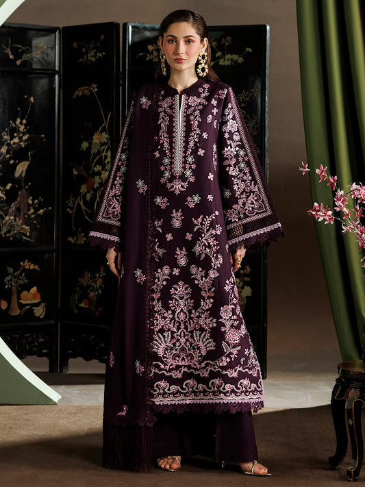 Kaya By Mahnur EMB 3 PC PEACH LEATHER | KA-06