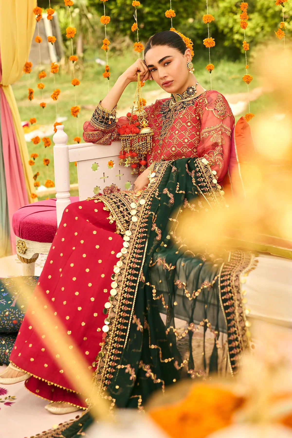 Shehnai by Alizeh Ghoomar AF-ZN-2216 Luxury Formal Zari Net Suit