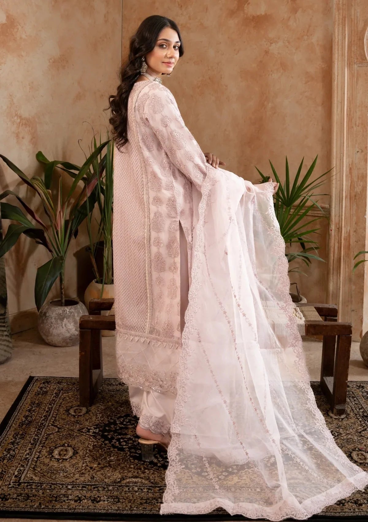 Manahils Festive/party wear collection | 182-T PINK