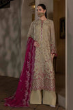 Chandani Kuch Khas By Flossie Premium Chiffon 3pc Unstitched Suit - CH-108