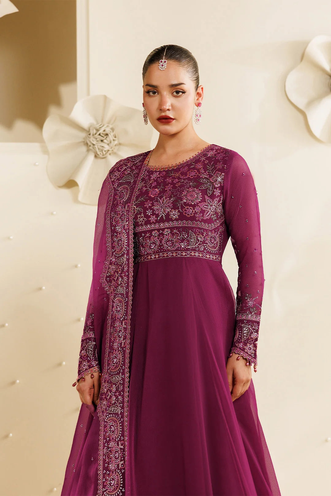 Sireine by Alizeh unstitched festive and luxury chiffon | AF-CH-2293-Rubyra