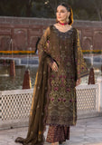 Flossie Safeera Vol. 13 - S-1307 Ferragnes A | Embroidered Chiffon Mehendi Ensemble