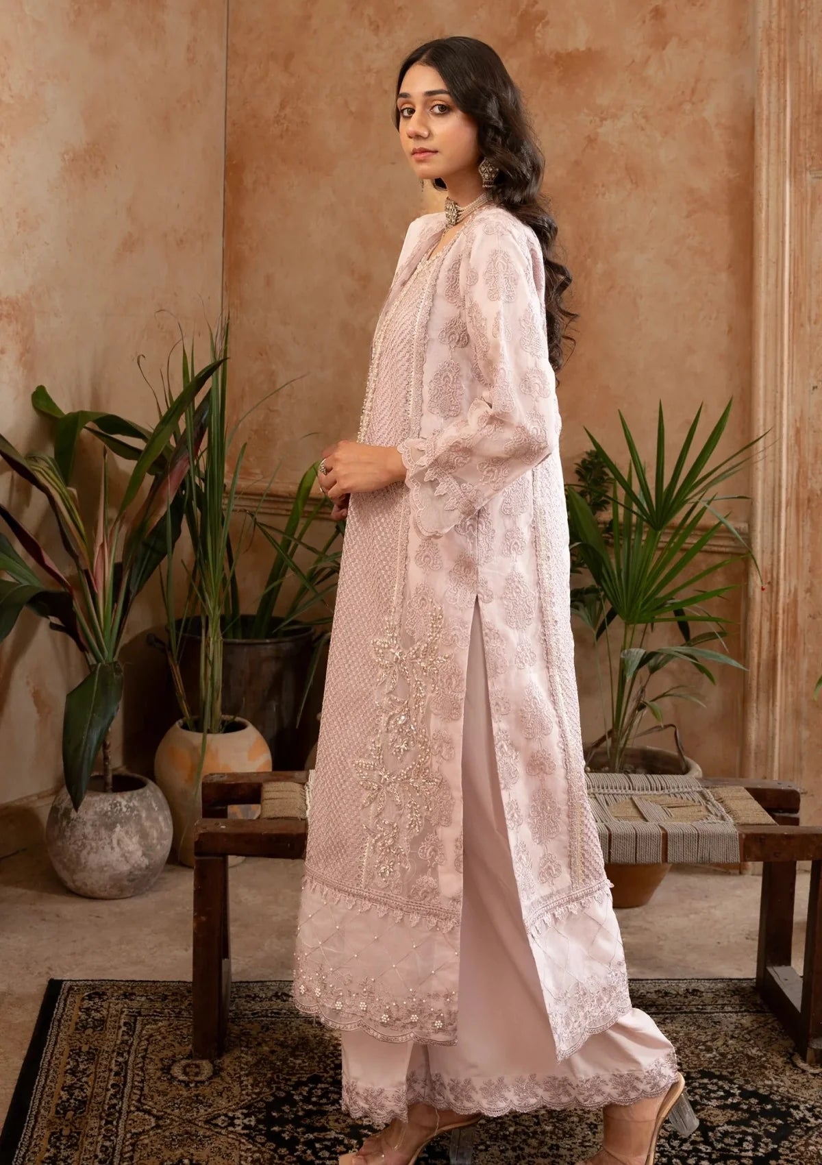 Manahils Festive/party wear collection | 182-T PINK