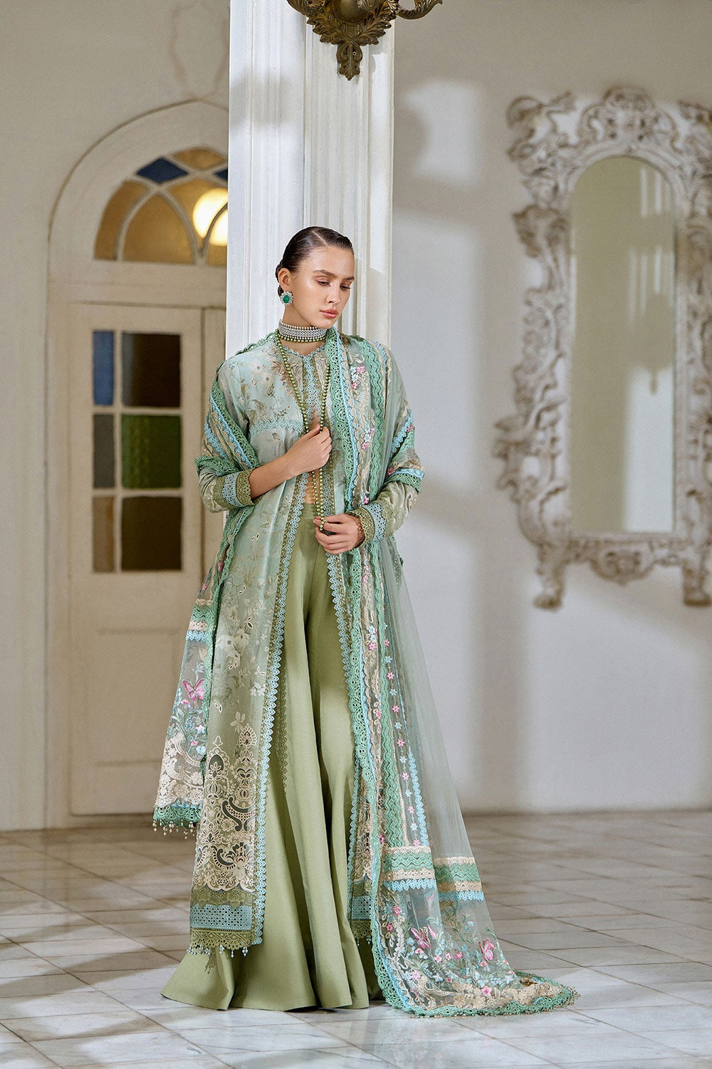 Design 12A | Sobia Nazir - Luxury Lawn Eid Edition 2026 Unstitched 100% Orignal